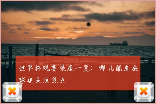 世界杯观赛渠道一览：哪儿能看成球迷关注焦点